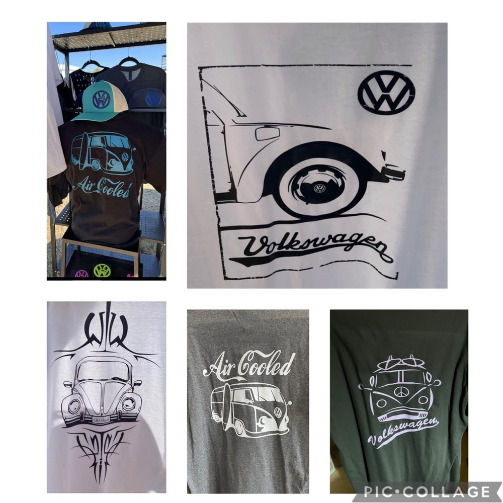 Gildan Volkswagen Graphic Tees - Black, White, Gray